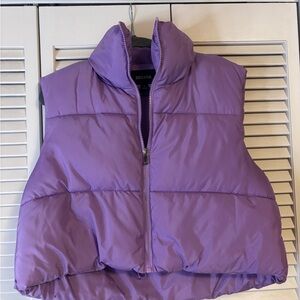 Purple Puffer Vest
